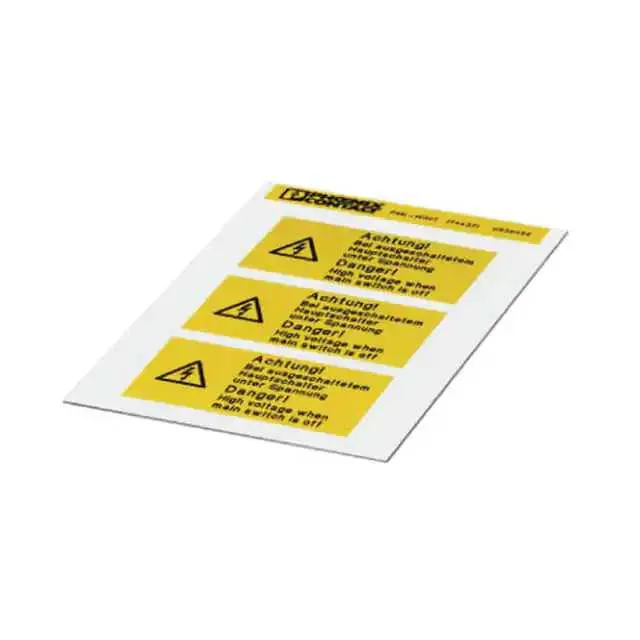 0830462 (LABEL ELECTRL WARN 2.91X1.46"")