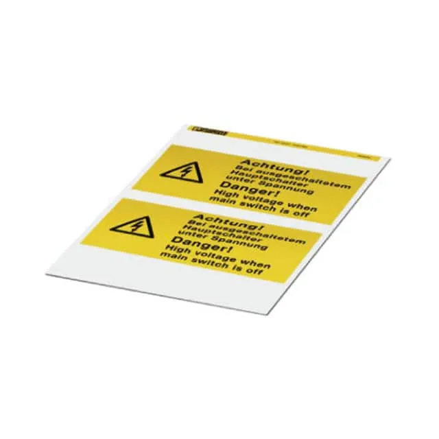 0830464 (LABEL ELECTRL WARN 7.87X3.94"")