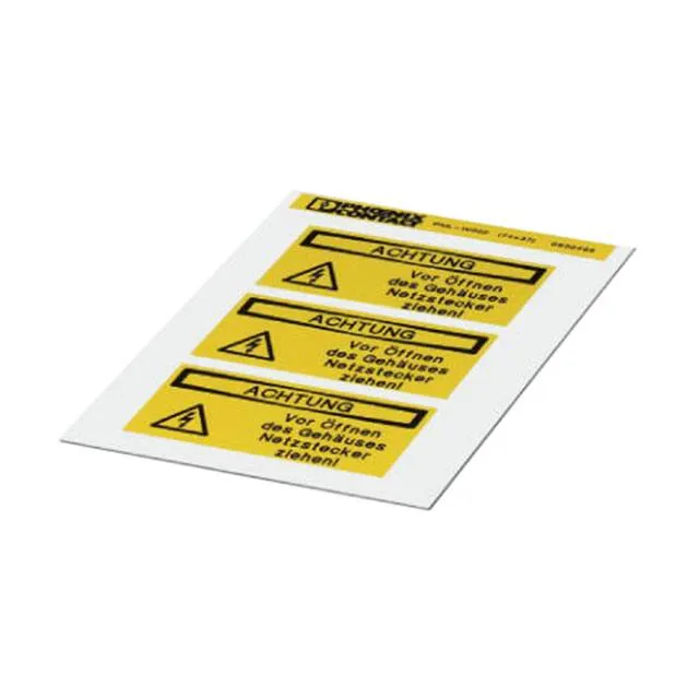 0830466 (LABEL ELECTRL WARN 2.91X1.46"")
