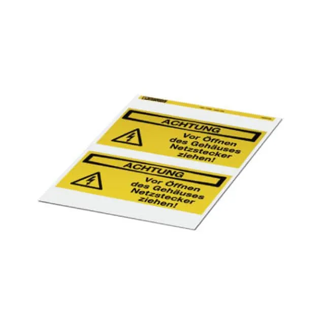 0830468 (LABEL ELECTRL WARN 7.87X3.94"")