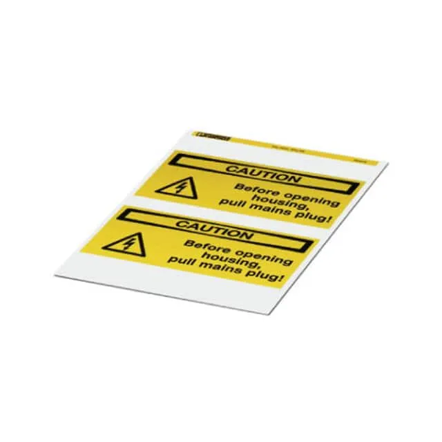0830472 (LABEL ELECTRL WARN 7.87X3.94"")