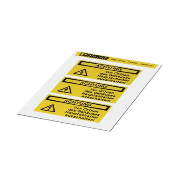 0830474 (LABEL ELECTRL WARN 2.91X1.46"")