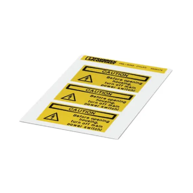 0830478 (LABEL ELECTRL WARN 2.91X1.46"")