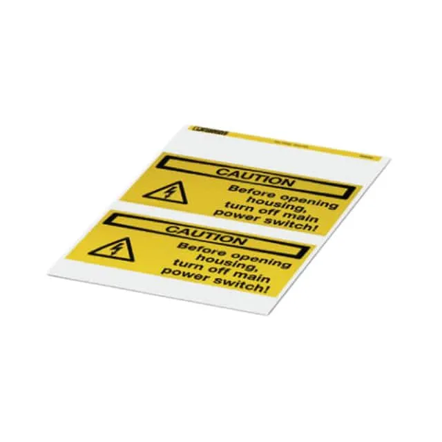 0830479 (LABEL ELECTRL WARN 4.13X2.05"")
