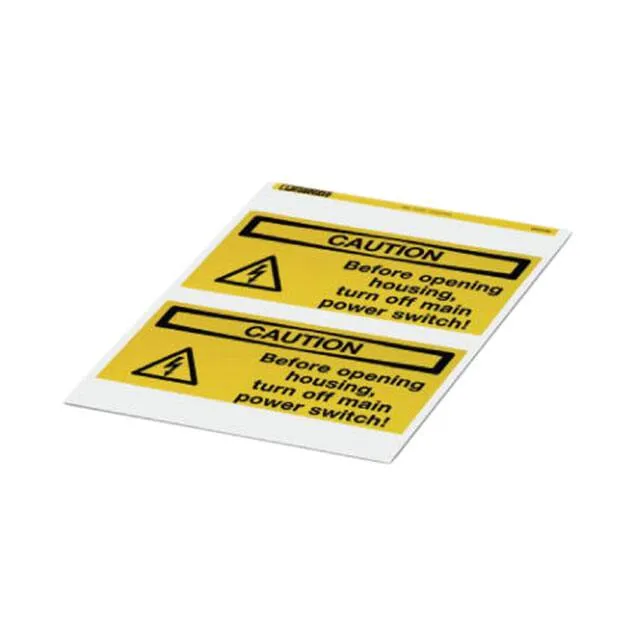 0830480 (LABEL ELECTRL WARN 7.87X3.94"")