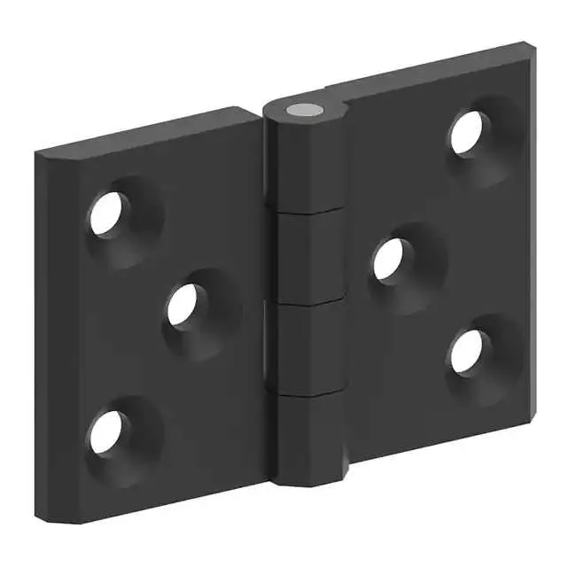 099126 (LEAF HINGE 50X63 ZAMAK BLACK POW)