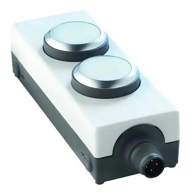 1.22.392.392/2200 (E-BOX M12, 2 PUSHBUTTONS FLAT WH)
