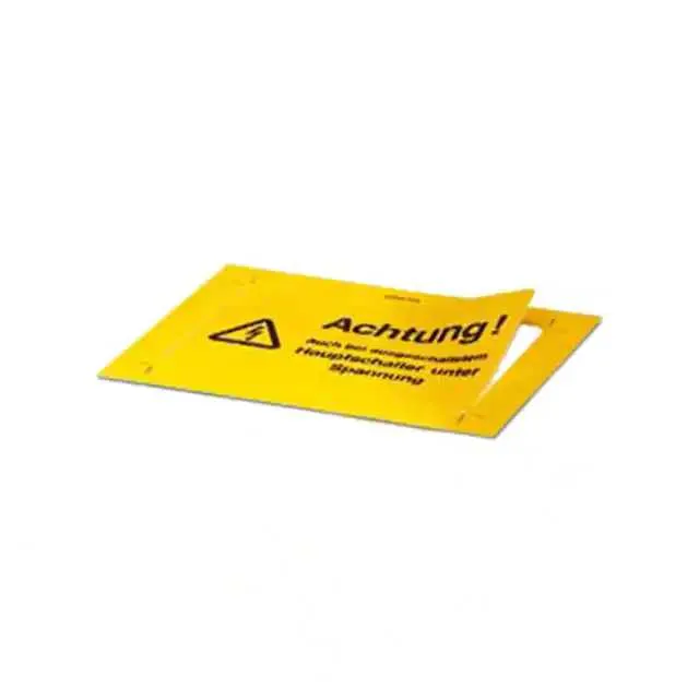 1004500 (LABEL ELECTRL WARN 2.91X2.05"")