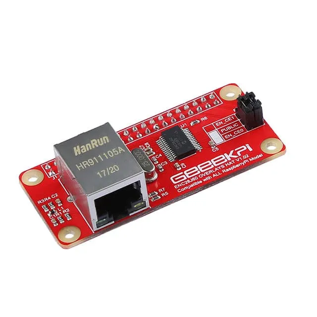 103990283 (ENC28J60 OVERLAYS HAT FOR RASPBE)