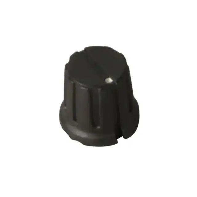 1140 (KNOB KNURLED W/SKIRT 0.250 PHEN")