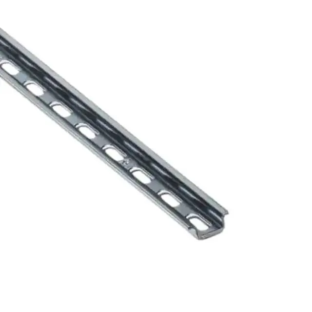 1204096 (DIN RAIL 15X5MM SLOTTED STEEL 2M)
