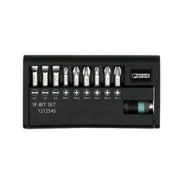 1212545 (BIT SET PHIL/POZI W/HOLDER 10PC)