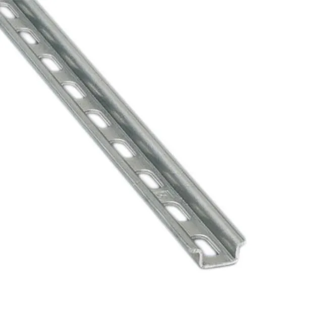 1401608 (DIN RAIL 15X5MM SLOTTED STEEL 2M)