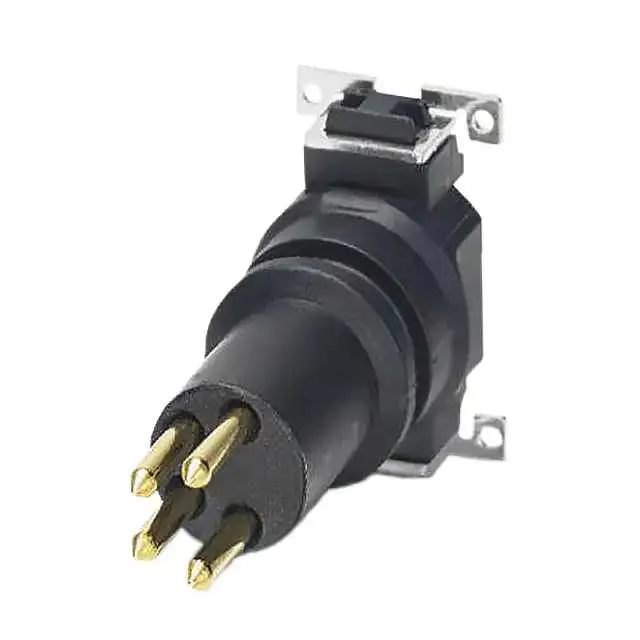 1412226 (CONN MALE INSERT 4POS GOLD SLDR)