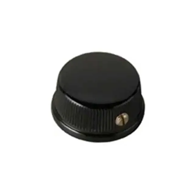 1475AV (KNOB KNURLED W/SKRT 0.250 PLAST")