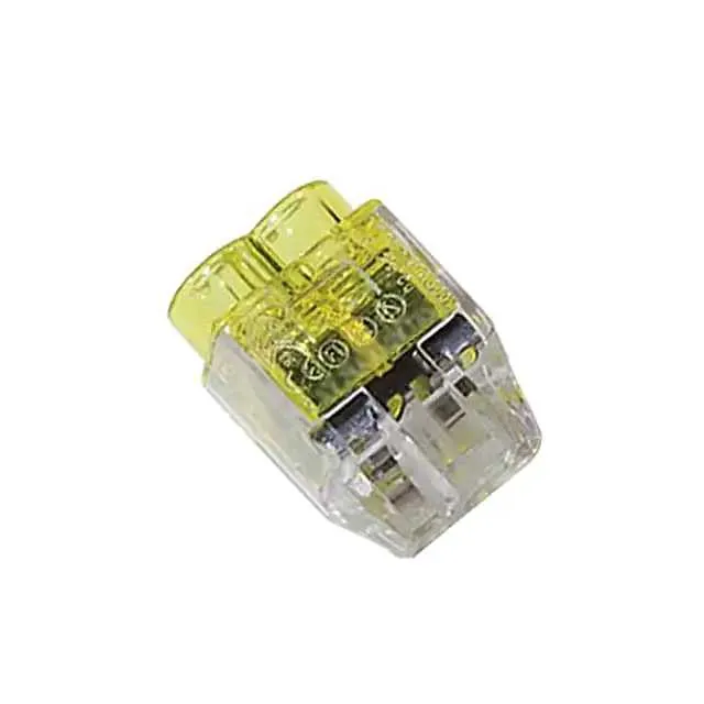 148-90036 (WIRE CONN PUSH 2PORT YLW)