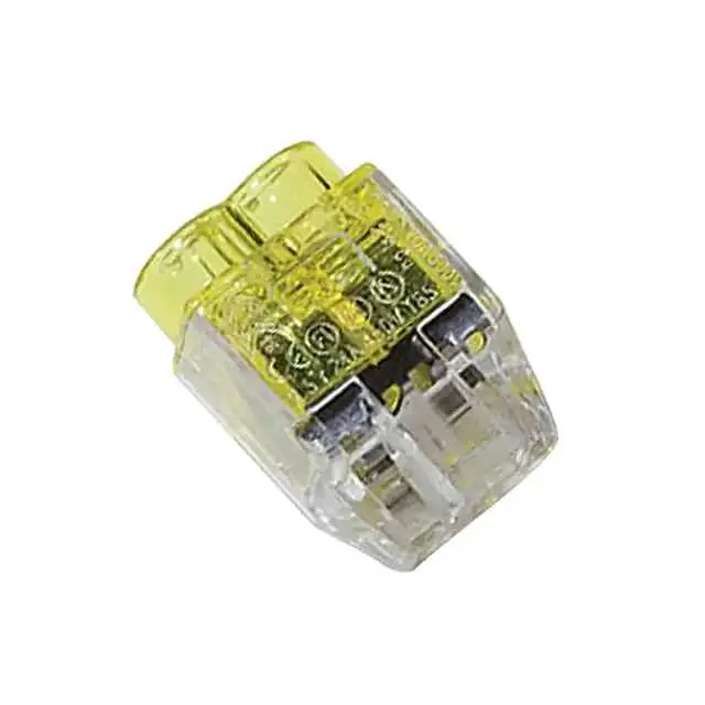 148-90048 (WIRE CONN PUSH 2PORT YLW)