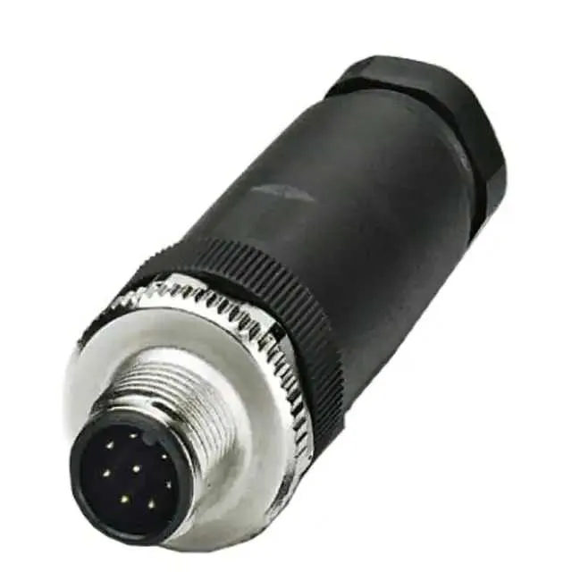 1513334 (CONN PLUG MALE 8POS GOLD SCREW)