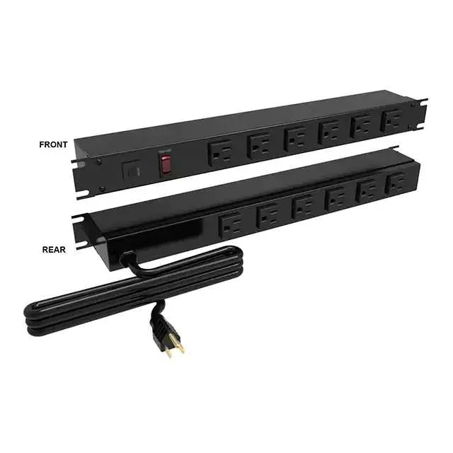 1583T12A1BKX (POWER STRIP 1915A 12OUT 6' CORD")