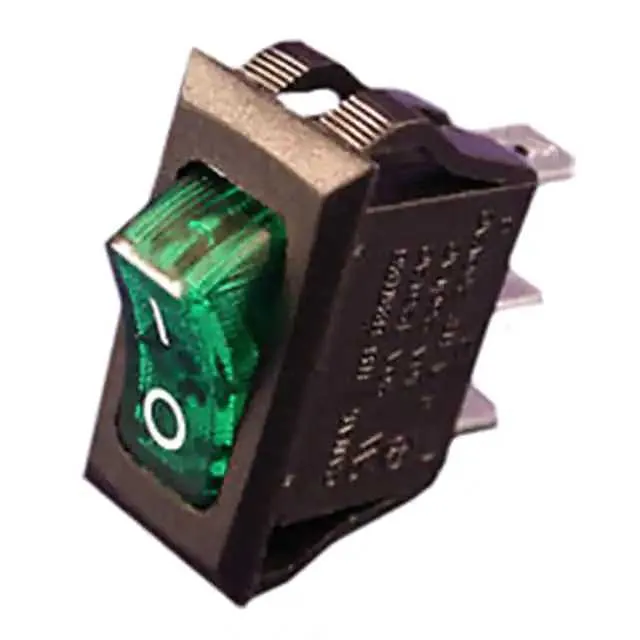 1584S10 (OUTLET STRIP 10A/250V ROCKER SW)