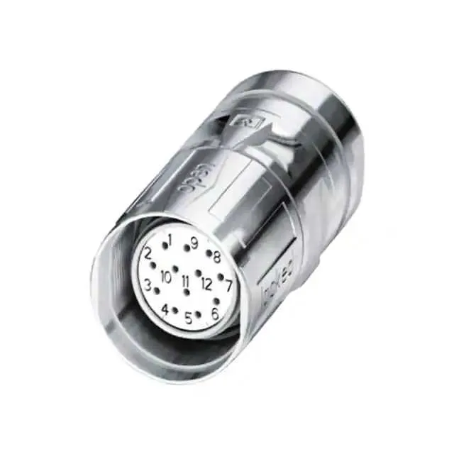 1619522 (CONN PLUG FMALE 12POS GOLD SLDR)