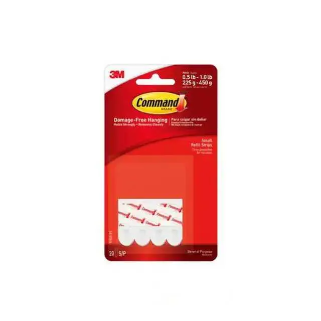 17022-ES (COMMAND SMALL REFILL STRIPS)