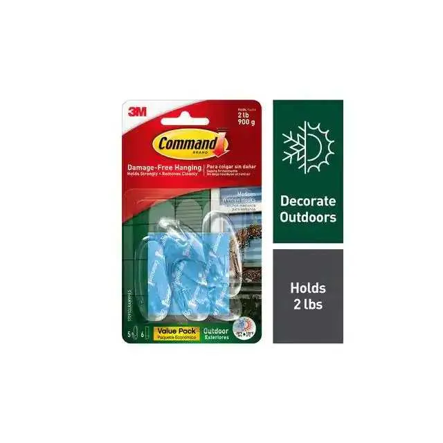 17091CLRAWVPES (COMMAND OUTDOOR MEDIUM CLEAR)