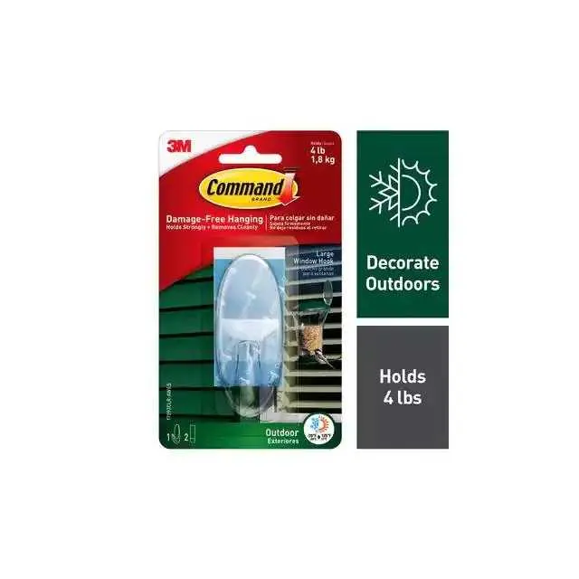 17093CLR-AWES (COMMAND OUTDOOR LARGE CLEAR)