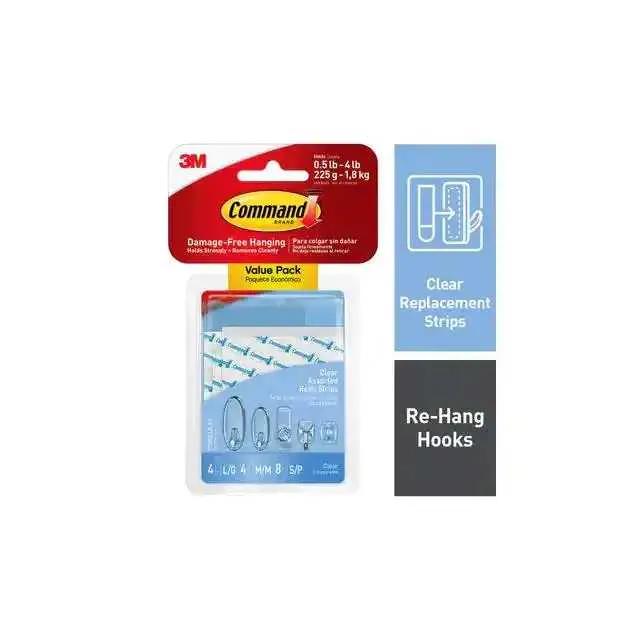 17200CLR-ES (COMMAND CLEAR ASSORTED REFIL)