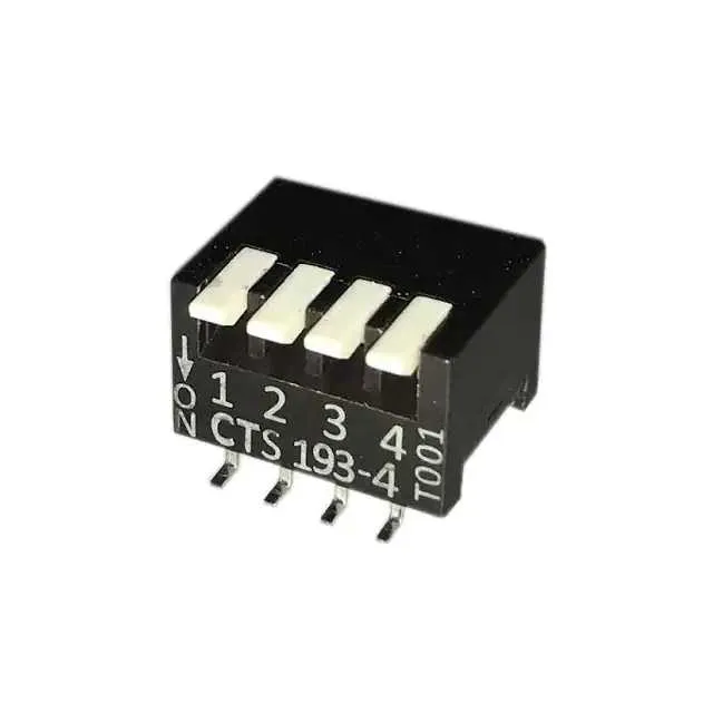 193-4MSR (SWITCH PIANO DIP SPST 50MA 24V)