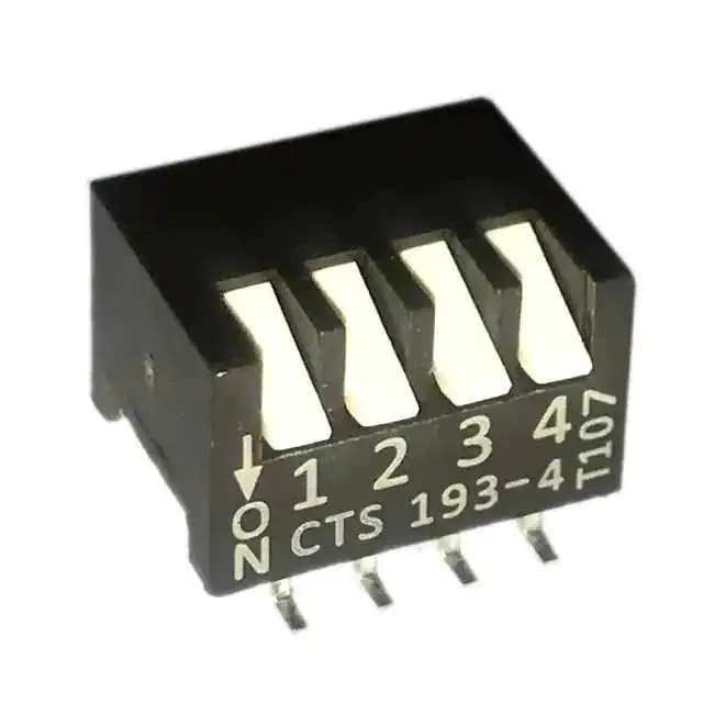 193-4MSN (SWITCH PIANO DIP SPST 50MA 24V)