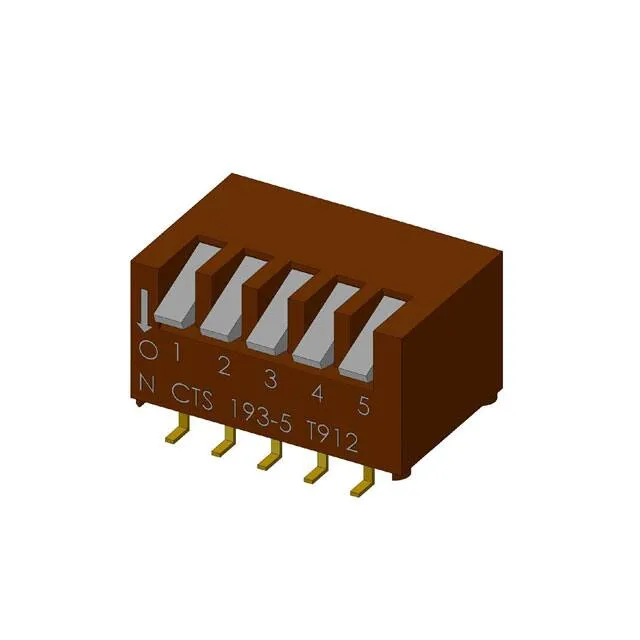 193-5MSN (SWITCH PIANO DIP SPST 50MA 24V)