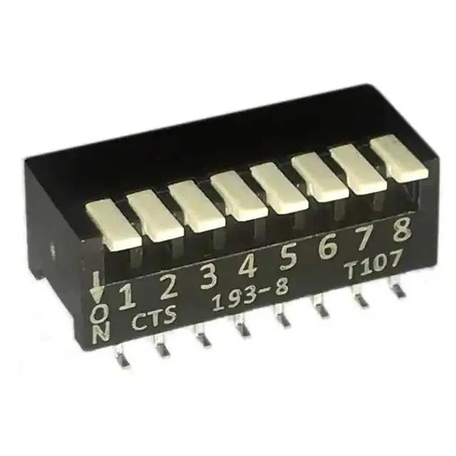 193-8MSR (SWITCH PIANO DIP SPST 50MA 24V)