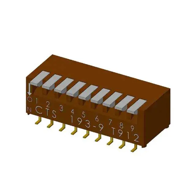 193-9MS (SWITCH PIANO DIP SPST 50MA 24V)