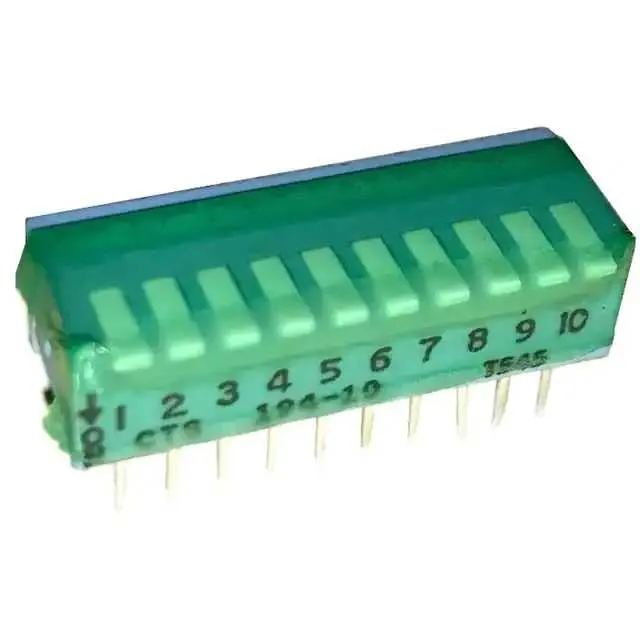 194-10MST (SWITCH PIANO DIP SPST 50MA 24V)