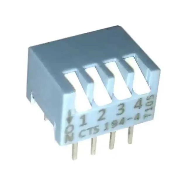 194-4MSN (SWITCH PIANO DIP SPST 50MA 24V)