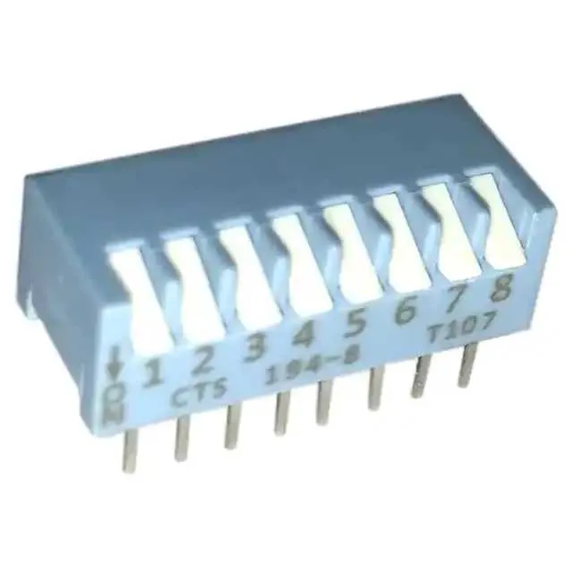 194-8MSN (SWITCH PIANO DIP SPST 50MA 24V)