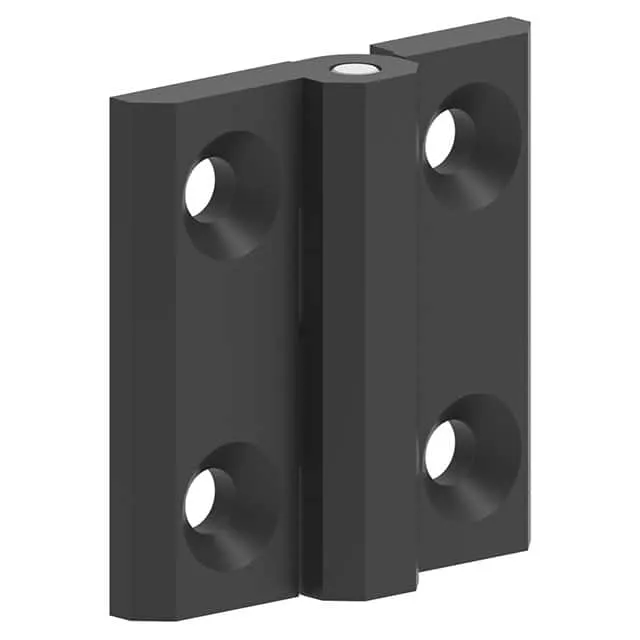 199203 (LEAF HINGE 50X50 POLYMER BLACK F)