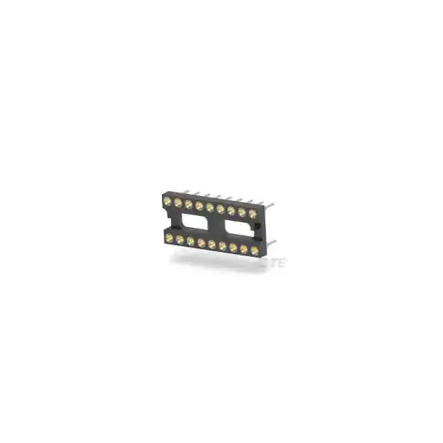 2-1571552-5 (Socket: DIP; PIN: 18; 7.62mm; gold flash; polyester?pin: 0.51mm; 3A)