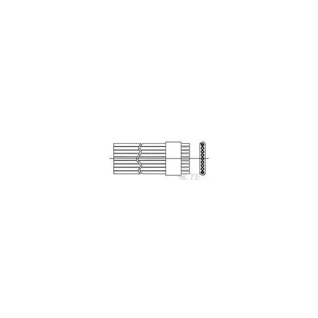 6-1589449-2 (RECEPTACLE ASSEMBLY, UNSHROUDED STRIP, FLYING LEADS, PLASTICСрок поставки 2-3 недели)