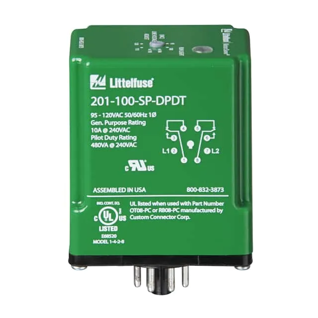 201-100-SP-DPDT (1-PH 8-PIN PLUG-IN VM / 95 -)