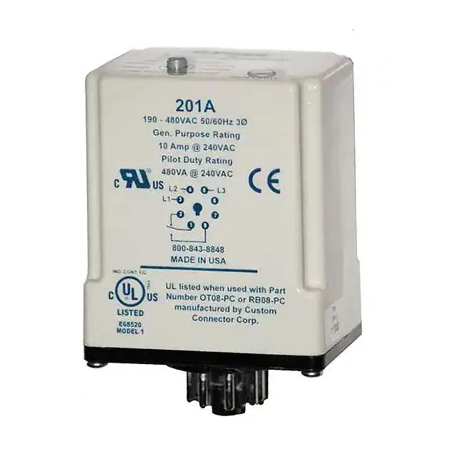 201A-9 (3-PHASE PLUG-IN VOLTAGE MONITO)