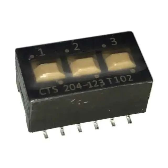 204-123ST (SWITCH SLIDE DIP SPDT 50MA 24V)