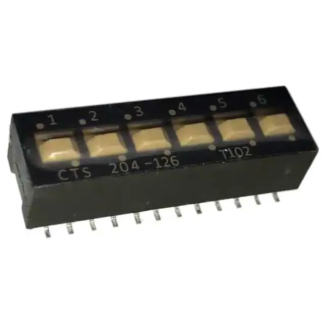 204-126ST (SWITCH SLIDE DIP SPDT 50MA 24V)