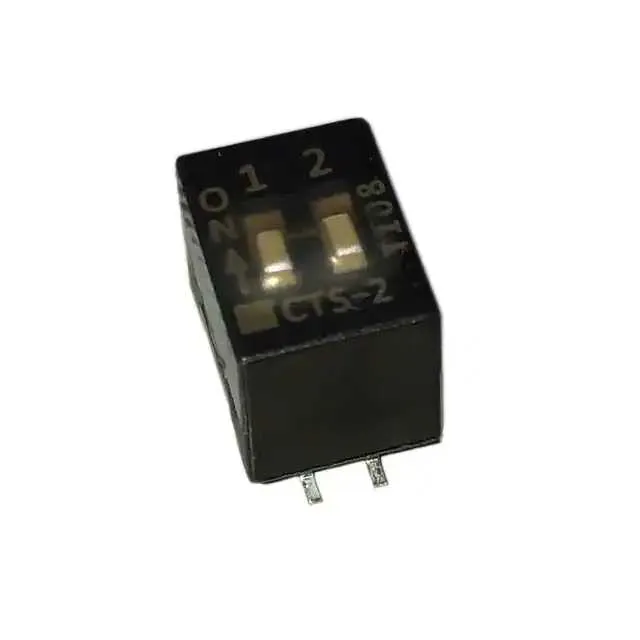 204-2ST (SWITCH SLIDE DIP SPST 50MA 24V)