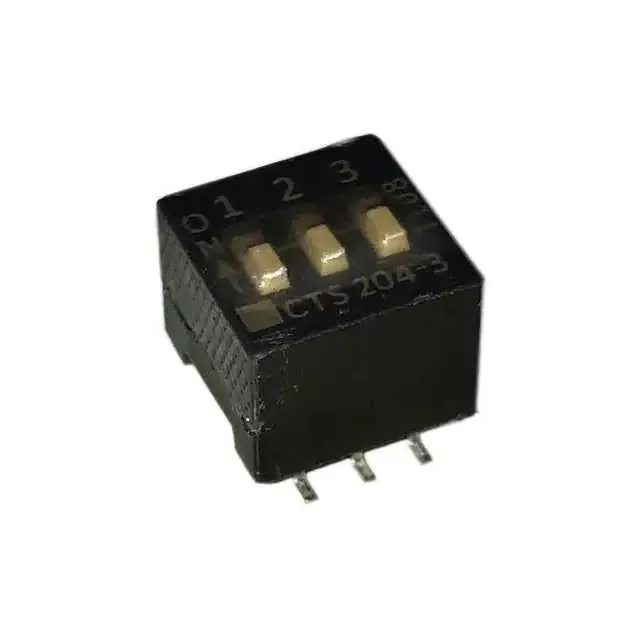 204-3ST (SWITCH SLIDE DIP SPST 50MA 24V)