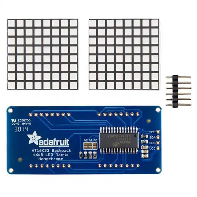 2041 (LED MATRIX 1.2 16X8 BKPK SQ AMB)