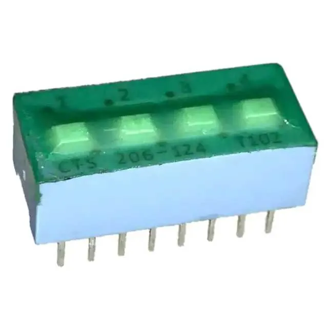 206-124ST (SWITCH SLIDE DIP SPDT 50MA 24V)