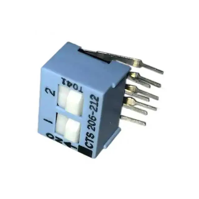 206-212RAS (SWITCH SLIDE DIP DPST 50MA 24V)
