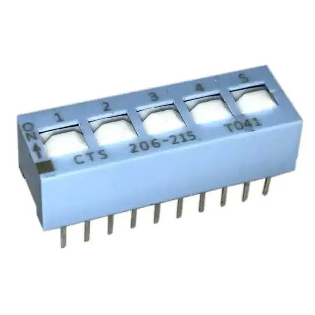 206-215 (SWITCH SLIDE DIP DPST 50MA 24V)